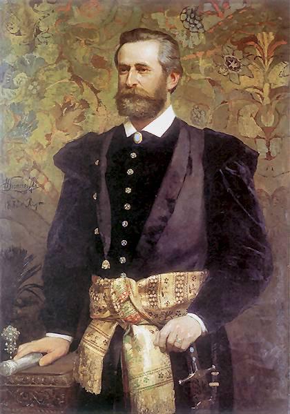 Henryk Siemiradzki Portrait of Ludwik Wodzicki.
